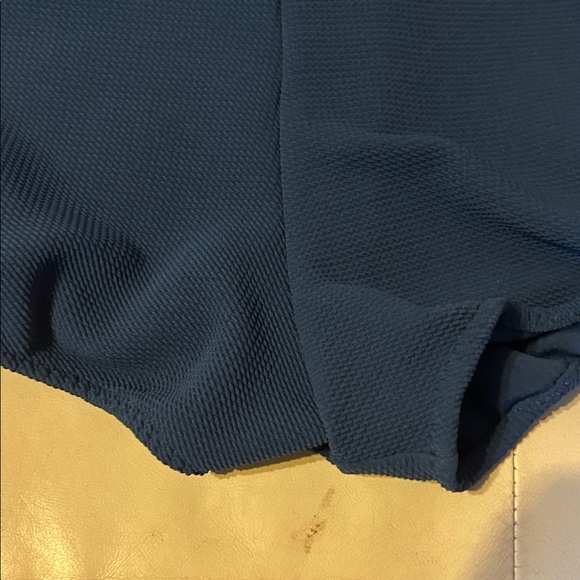 Women's Athletic Navy Shorts - Picture 2 of 4